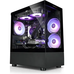 Kiebel InvaderXS 12 (2000 GB, 64 GB, Intel Core i9-12900KF, GeForce RTX 5070 Ti), PC, Schwarz