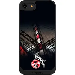 Nivocase Handyhülle für Apple iPhone 7 Hülle NIVOpure Case Schwarz 1. FC Köln Offizielles Lizenzprodukt (Apple iPhone 7), Smartphone Hülle, Schwarz
