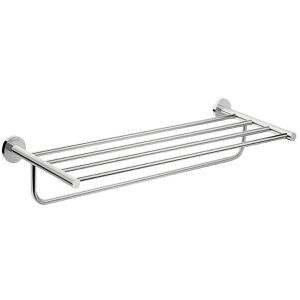 hansgrohe Handtuchhalter Logis Universal, silber, zur Wandmontage, verchromt, 5 Arme zu je 60 cm