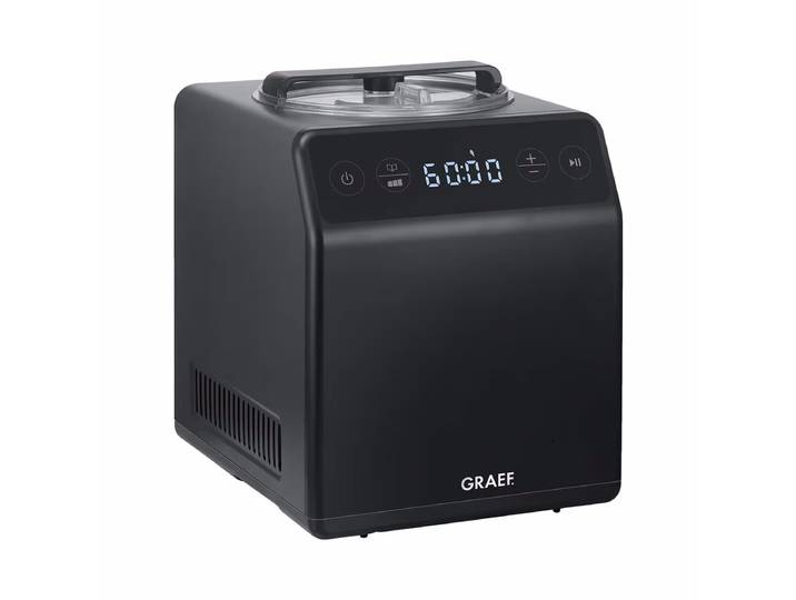 Graef IM706 Eisenglimmergrau Glacémaschine – Glacemaschine/Eismaschine – schwarz