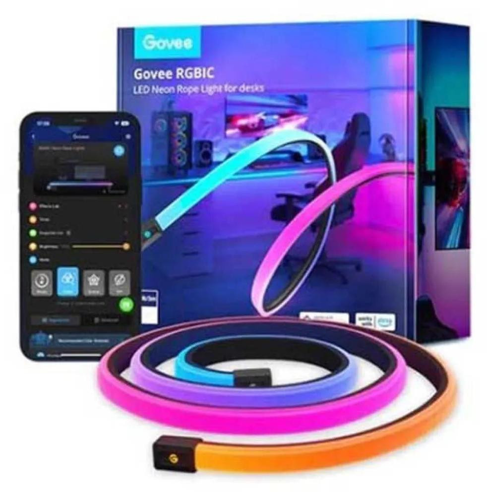 Govee RGBIC LED Neon Flex Strip - Multicolour - 3 meter