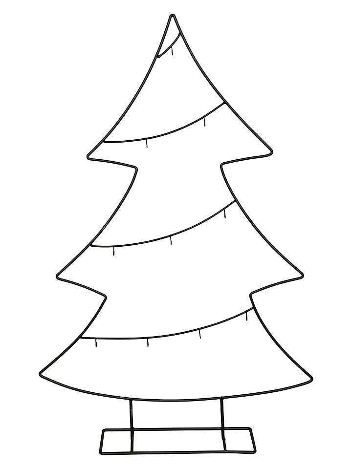 POSIWIO Dekoobjekt "Baum" in Schwarz - (H)76 cm - onesize