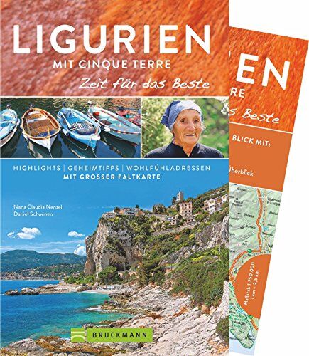 Nenzel, Nana Claudia - Ligurien Reiseführer: Zeit für das Beste. Highlights - Geheimtipps - Wohlfühladressen. Ligurien und Cinque Terre erleben - von Genua bis La Spezia mit diesem Reiseführer mit praktischer Karte. - Preis vom 09.10.2026 07:28:09 h