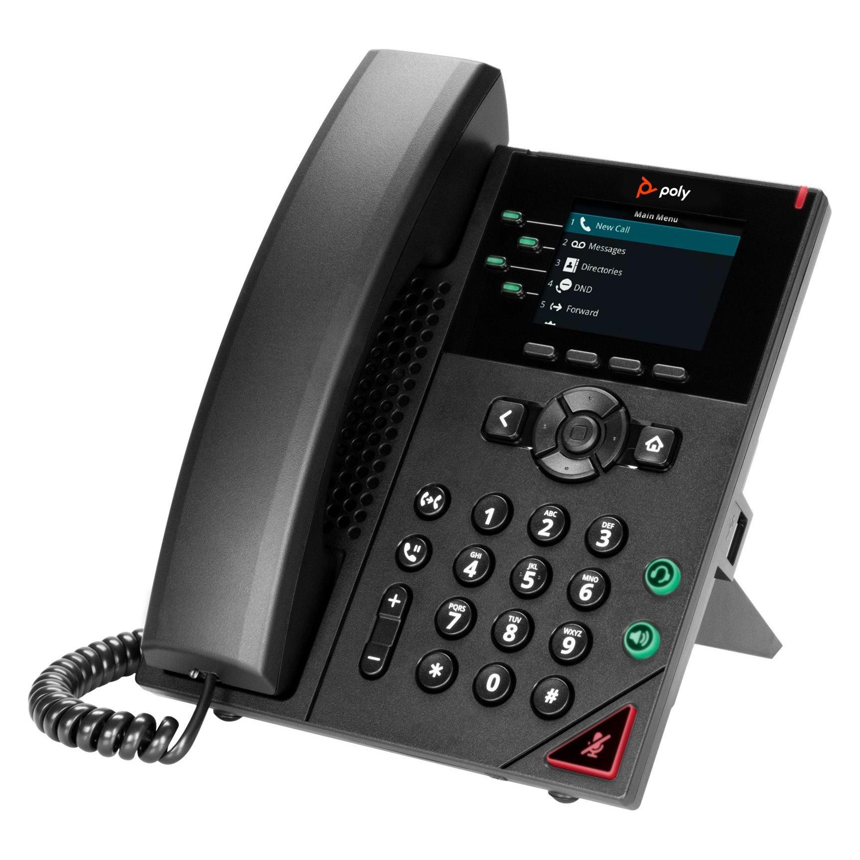 HP Poly VVX 250 4-IP PH PoE-e No localizati (89B62AA#AC3)