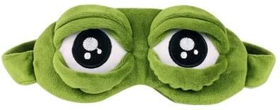 Uplifted Finds Hirigin Unisex Creative 3D Cartoon Frog Sleep Eye Mask 1 Pc