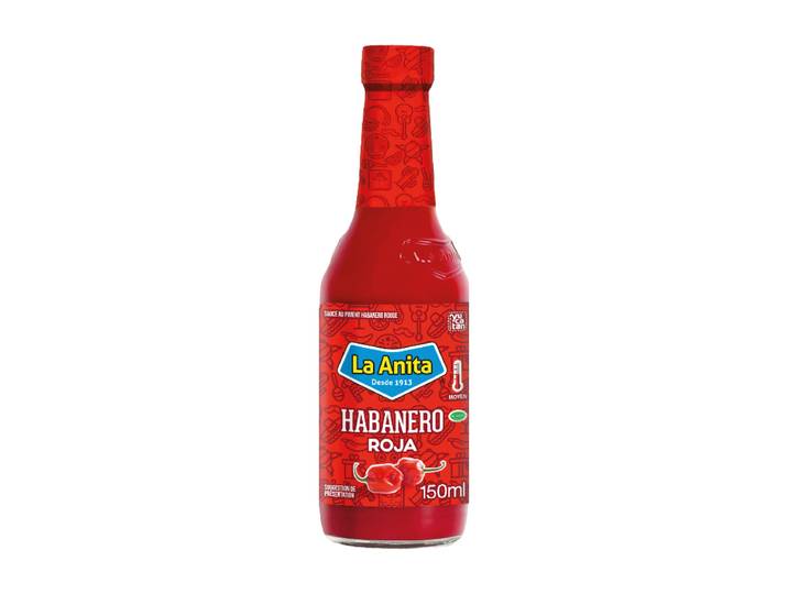 LA ANITA Sauce mexicaine au piment habanero rouge 150 ml