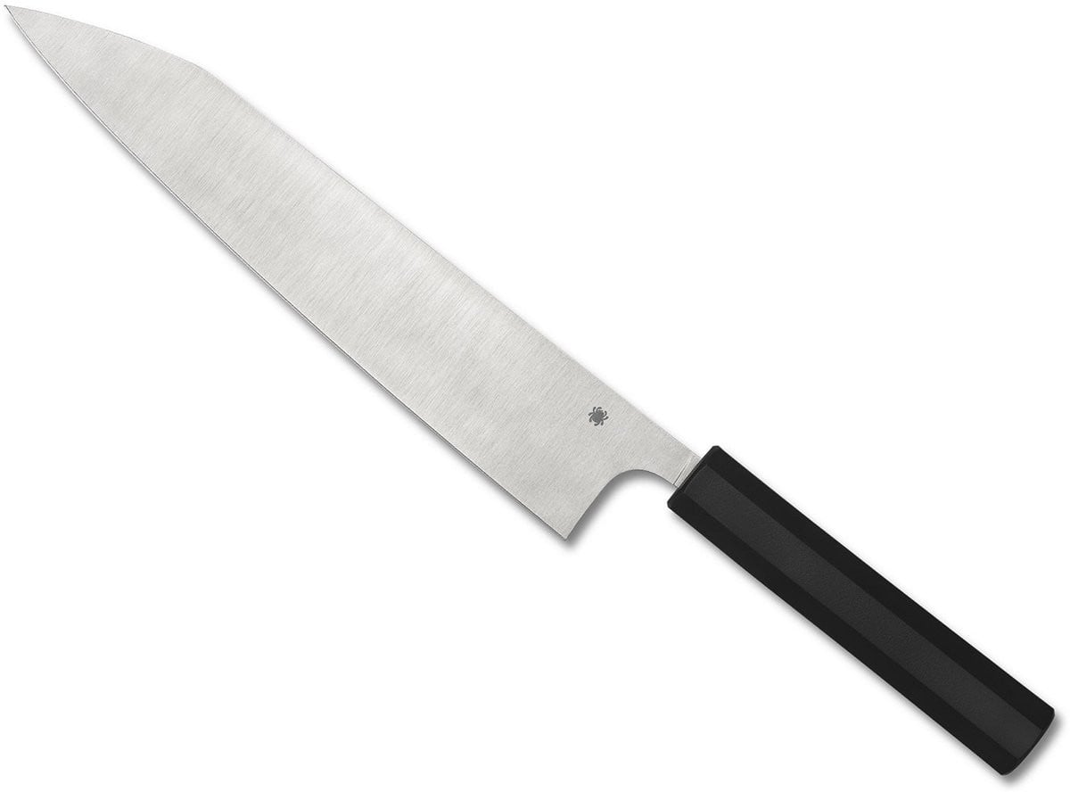 Spyderco Minarai Gyuto Chefmes met zwart CTS BD1N staal