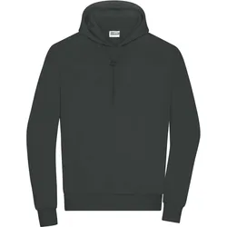 James & Nicholson Herren Lounge Kapuzen Sweater Sweatshirt 8034 graphite S