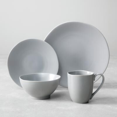 "Fortessa Heirloom Stoneware, 6.25"" B/B Plate (Set of 4), Blush"