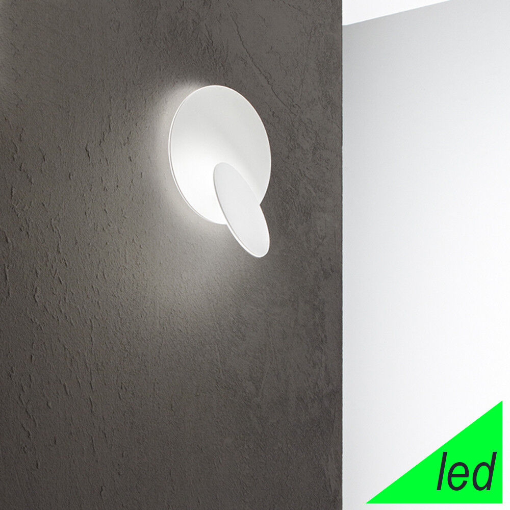 Drum Bianco Plafoniera Led 33w Biemissione Design Moderno