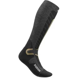 Bauerfeind, Herren, Sportsocken, Ski Alpine Compression Socks (46 - 49), Schwarz, Grau