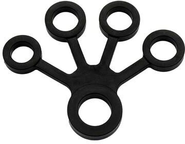 Uplift Essentials Finger Grip Silicone Ring Exerciser black