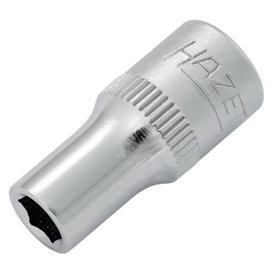 Hazet Steckschlüsseleinsatz Sechskant 850-5 Vierkant6,3 mm (1/4 Zoll) Aussen Sechskant-Tractio... (5 mm) (850-5)