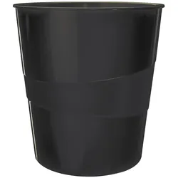 Leitz Papierkorb, Abfalleimer, Schwarz