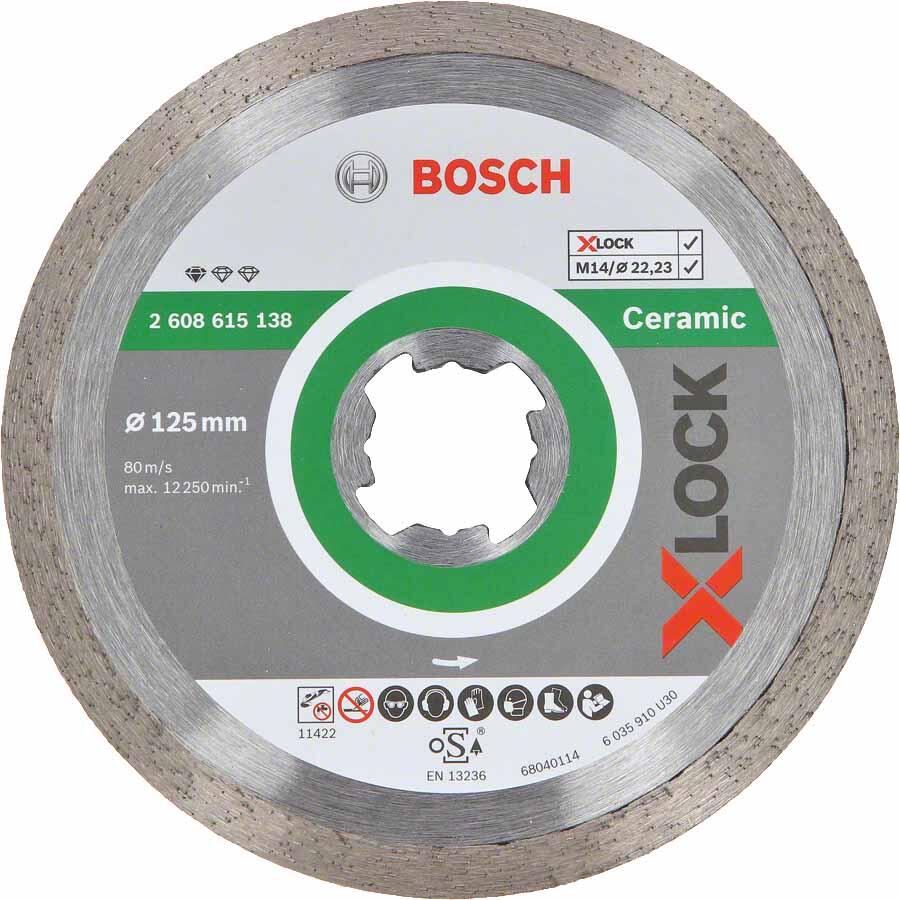 BOSCH Diamant-Trennscheibe X-LOCK Standard for Ceramic 2608615138
