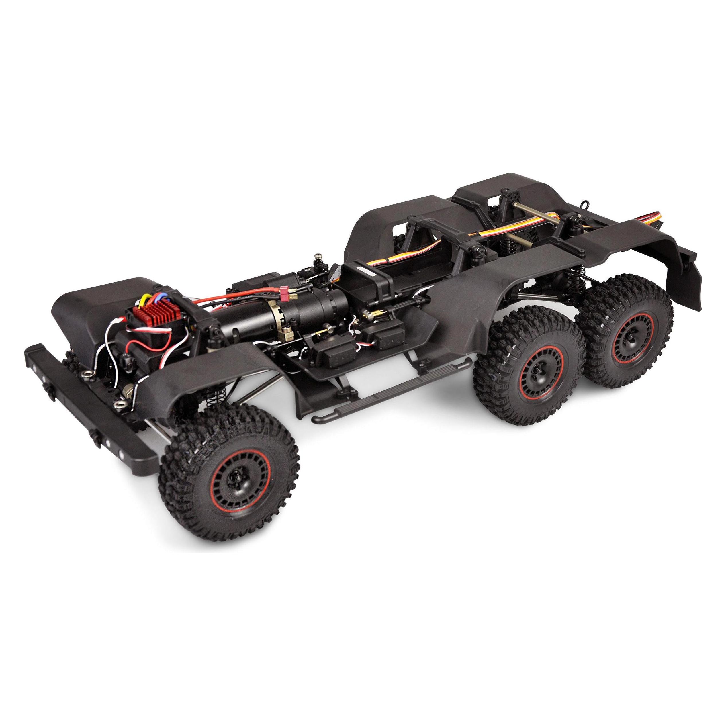 Amewi Scale Crawler RCX10.3B 6x6 Pro, Schwarz ARTR, 1:10 (22559)