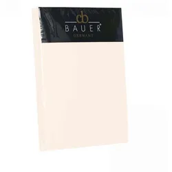 Curt Bauer Mako-Satin Spannbetttuch - 140x200cm	champagner