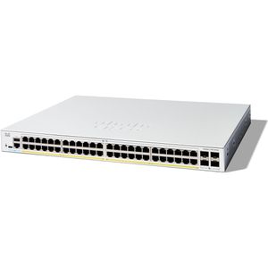 Cisco Switch Catalyst, C1200-48P-4X, managed, 48-Port, 1 Gbit/s, 48x PoE+, 4x SFP+