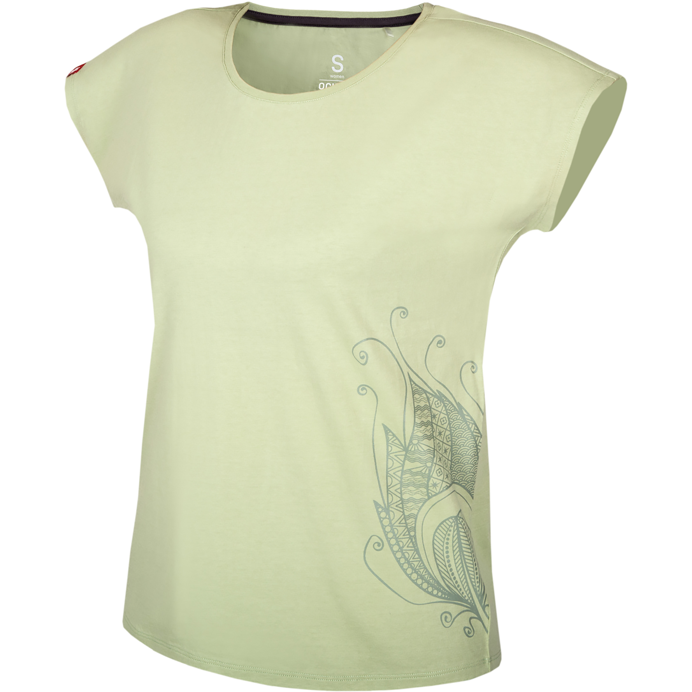 Ocun Kimo T Blossom-art Damen T-Shirts gruen Größe L Bouldern | Lifestyle | Sportklettern Atmungsaktiv