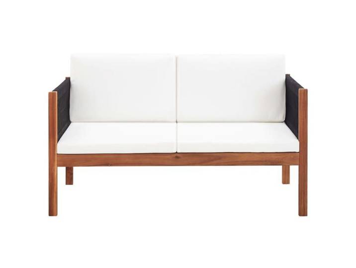 CLOUD Canapé relax - élégant Design - Canapé de jardin à 2 places Bois d'acacia massif CHYNEW6221945