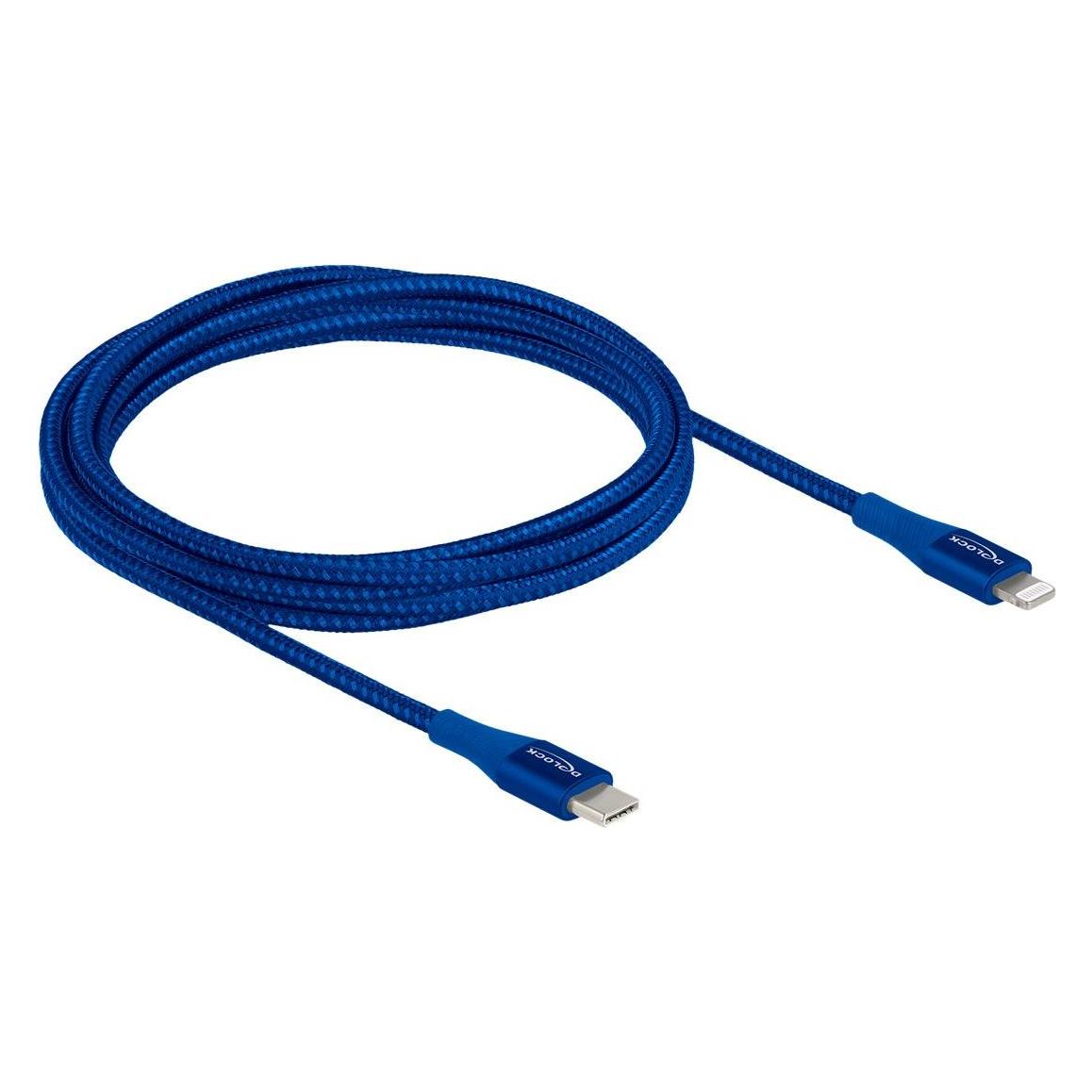 Delock USB C - Lightning (2 m, USB 2.0) (85417)