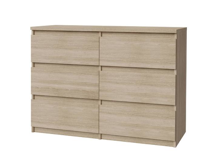 Commode IV 110 x 80 x 42cm Marron/Imitation chêne de Sonoma