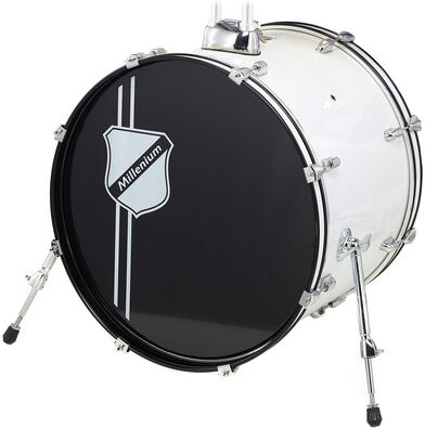 Millenium "Focus 20"x16" Bass Drum White" Weiß