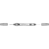 red Waschdüsennadel, Ø 0,8mm und Ø 1,2mm, Montagewerkzeug aluminium