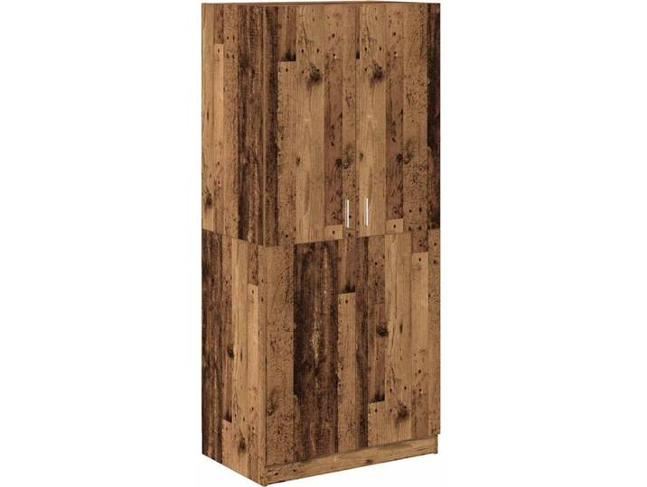 vidaXL Armoire imitation bois ancien 80x52x180 cm Bois composite
