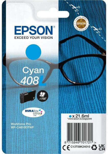 Epson 408l Blækpatron, Cyan