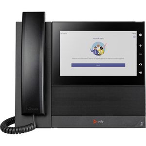 Poly HP CCX 600 Microsoft Teams Telefon, schwarz, schnurgebunden, mit WLAN, Bluetooth