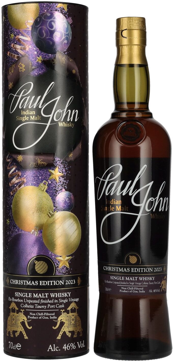 Paul John Whisky Paul John CHRISTMAS EDITION Indian Single Malt Whisky 2023 46% Vol. 0,7l in Geschenkbox