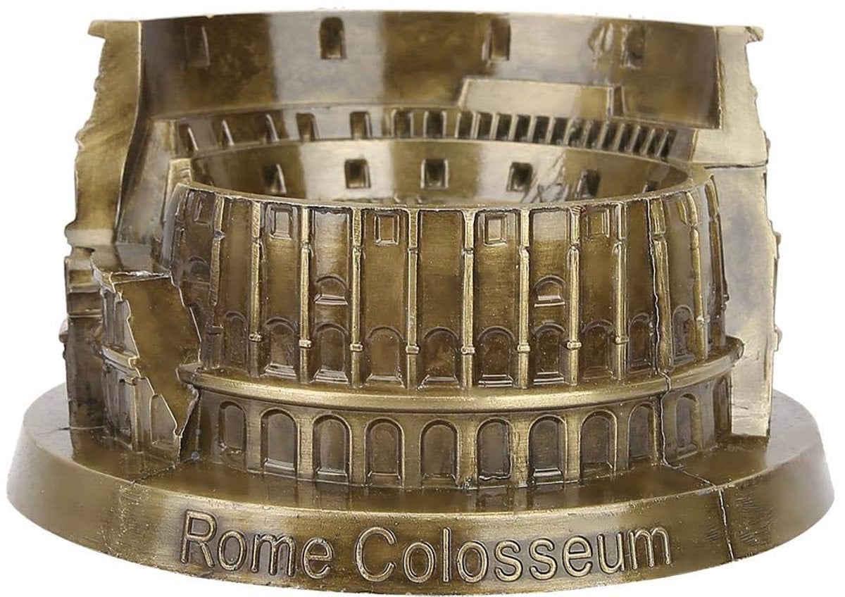 Selbro Metalen ornament Romeins Colosseum beeld voor decoratie
