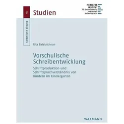 Vorschulische Schreibentwicklung, Fachbücher von Rita Balakrishnan