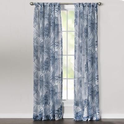 Natco Home Timon 50X95 Navy Rod Pocket Panel