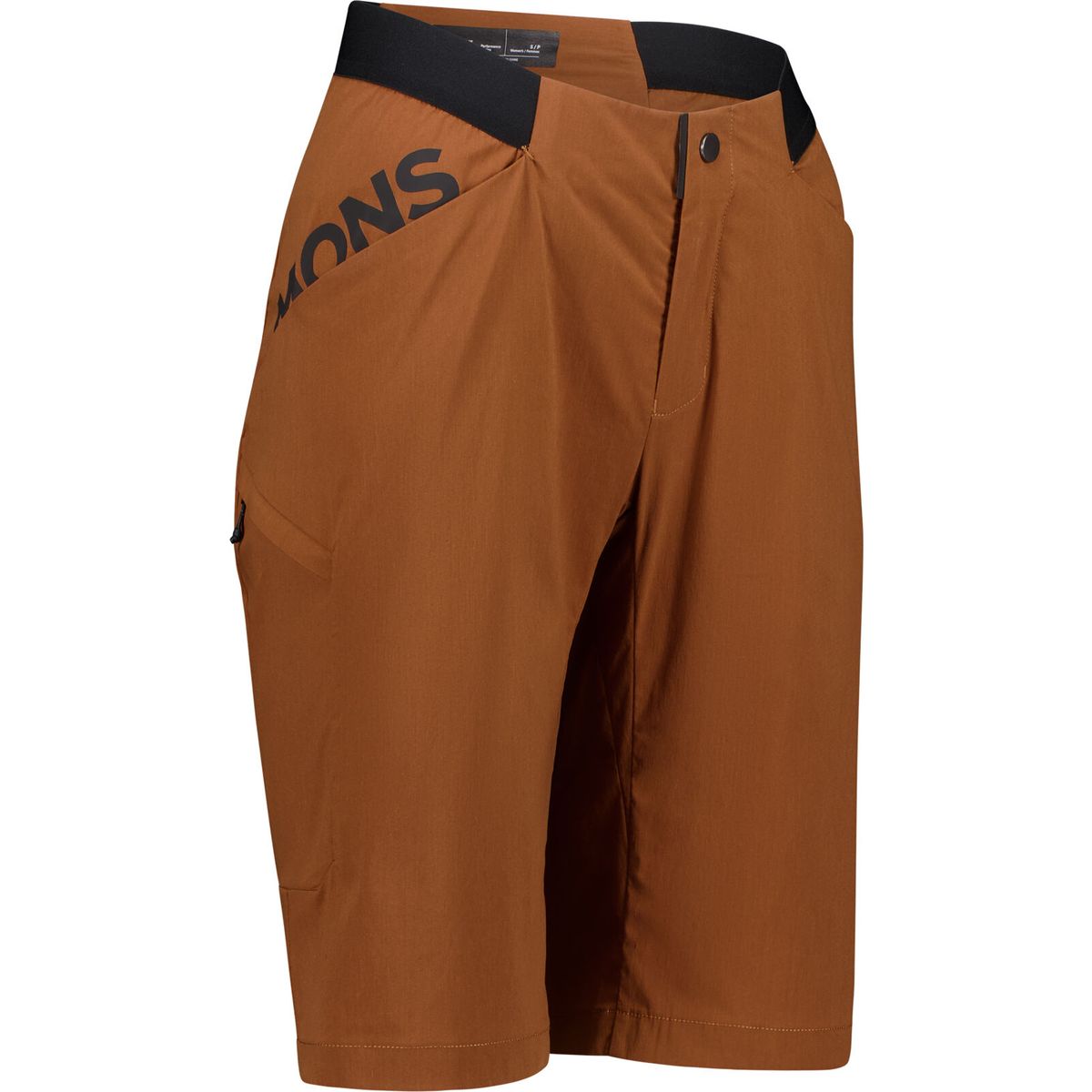 Mons Royale Womens Diversion Merino Trail Shorts caramel (984) XS 100774-1165-984-XS