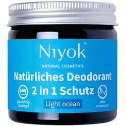 40ml Niyok 2 in 1 anti-transpirante Deocreme - Light ocean