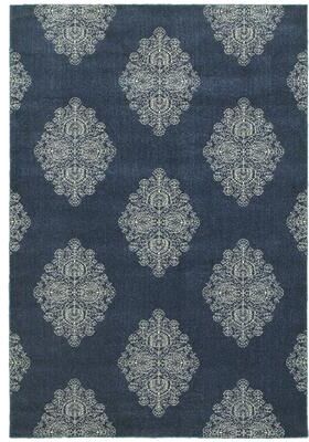 Vista Home Vallentuna Medallions Blue/Ivory Area Rug