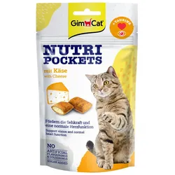 GIMCAT Nutri Pockets 60g Leckerbissen mit Käse und Taurin