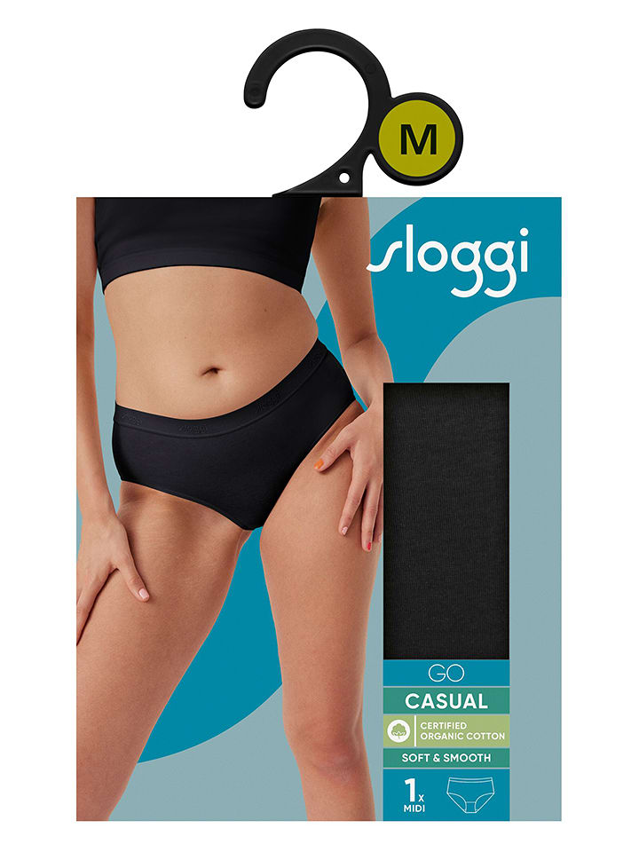 Sloggi Panty "Go Casual" in Schwarz - M