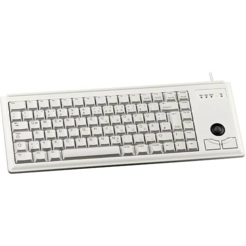 CHERRY Slimline toetsenbord met trackball, lichtgrijs, USB-A, QWERTZ DE layout
