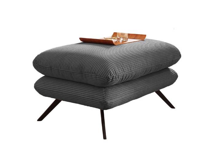 KAWOLA Hocker CHARME, Hockerbank Cord, verschiedene Breiten und verschiedene Farben