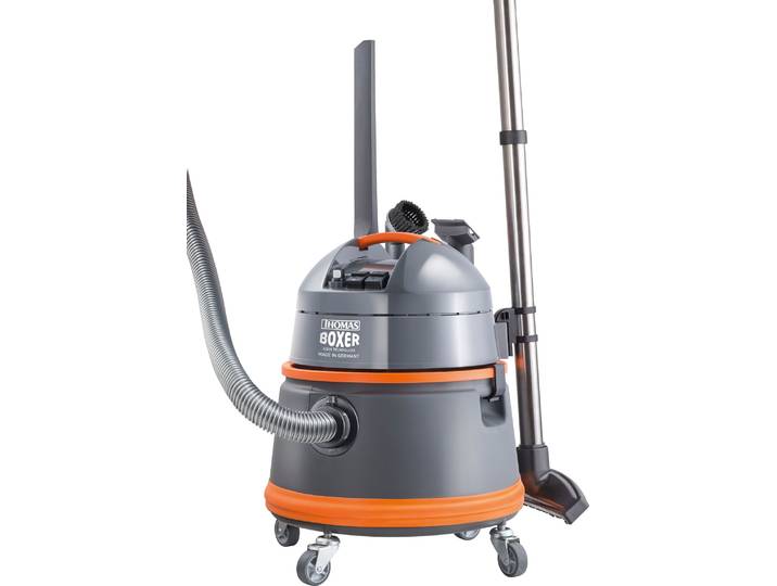 THOMAS Wasch-Sauger BOXER , grau (grau, orange), B:39cm H:49cm T:39cm, Mehrzwecksauger, Wasch-Sauger