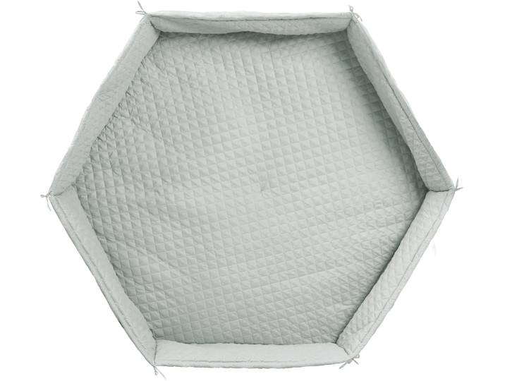 Laufgittereinlage ROBA Style, 6-eckig , grün (frosty grün), Obermaterial: 100% Polyester. Füllung: 100% Polyester, Bettnestchen, Laufgittereinlage