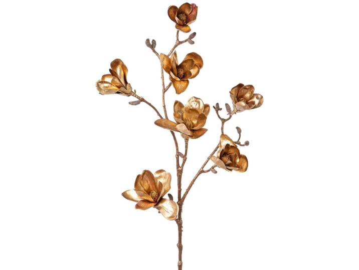 Winterliche Kunstpflanze CREATIV DECO Weihnachtsdeko , gold (altgoldfarben), H:104cm, Kunststoff, Kunstpflanzen, Winterliche Kunstpflanze, altgoldfarben