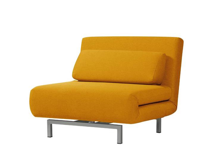 Schlafsessel COPPERFIELD Gelb/Senfgelb Stoff Zahira 92 x 78 x 85cm