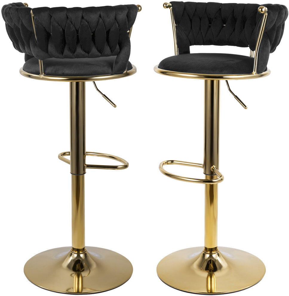 Canora Grey Swivel Yes Bar Stool Black 2