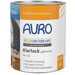 Auro COLOURS FOR LIFE Klarlack glänzend 515 - 0,75 l Dose