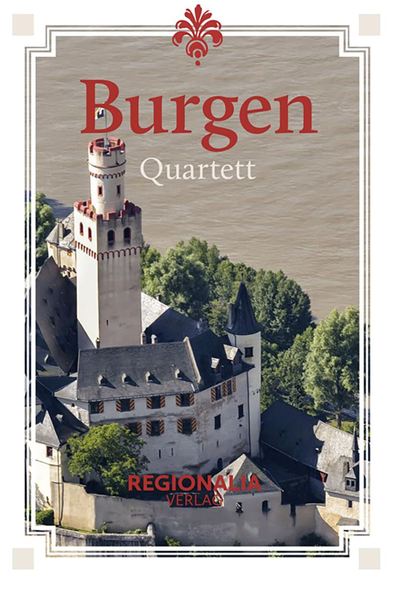 Burgen Quartett kaartspel van Regionalia