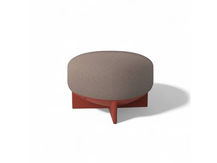 Gaber To-Go Sitzhocker, Rosa/Ziegelrot, Neu